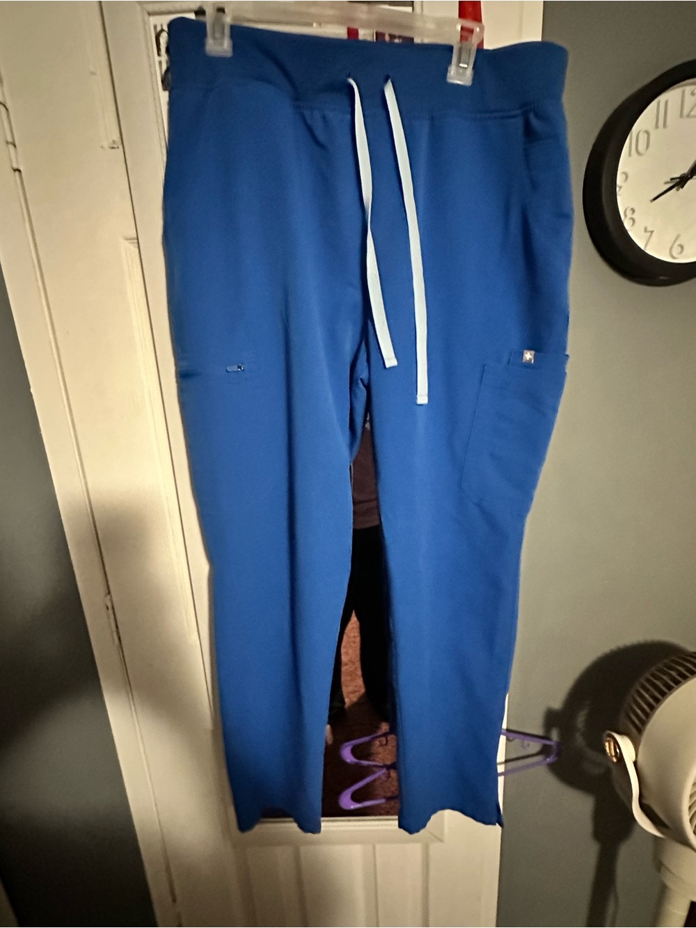 Figs Royal Blue Scrub Bottoms XL